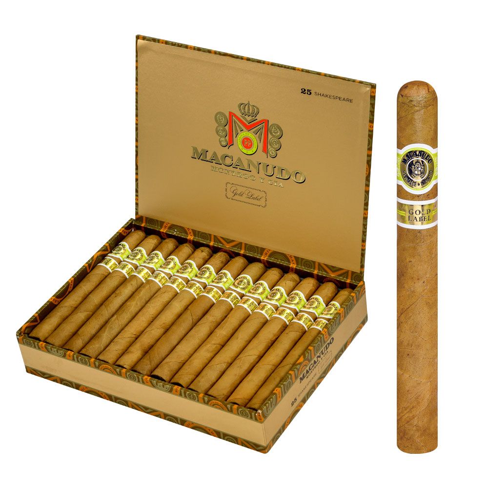 Macanudo Gold Label Shakespeare - Pack of 5