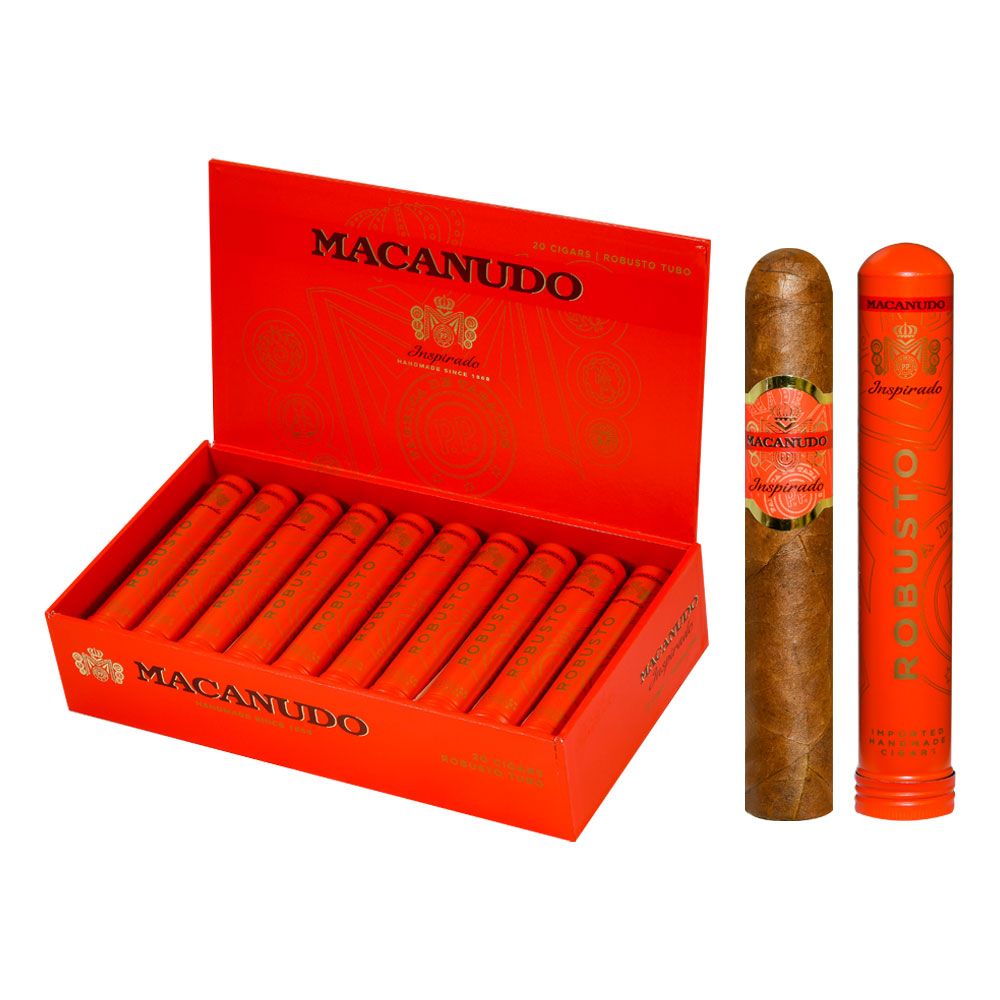 Macanudo Inspirado Orange Robusto Tubo - Pack of 5