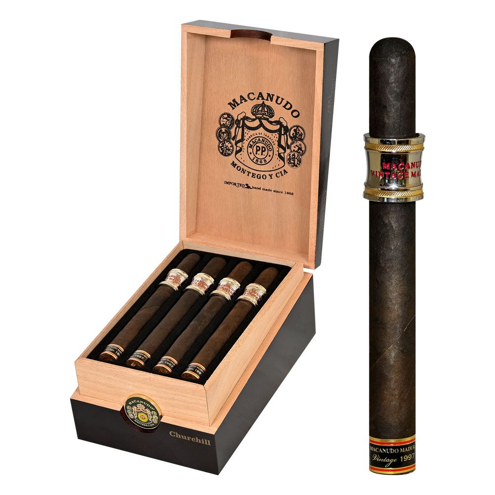 Macanudo Vintage Maduro 1997 Churchill - Box of 12