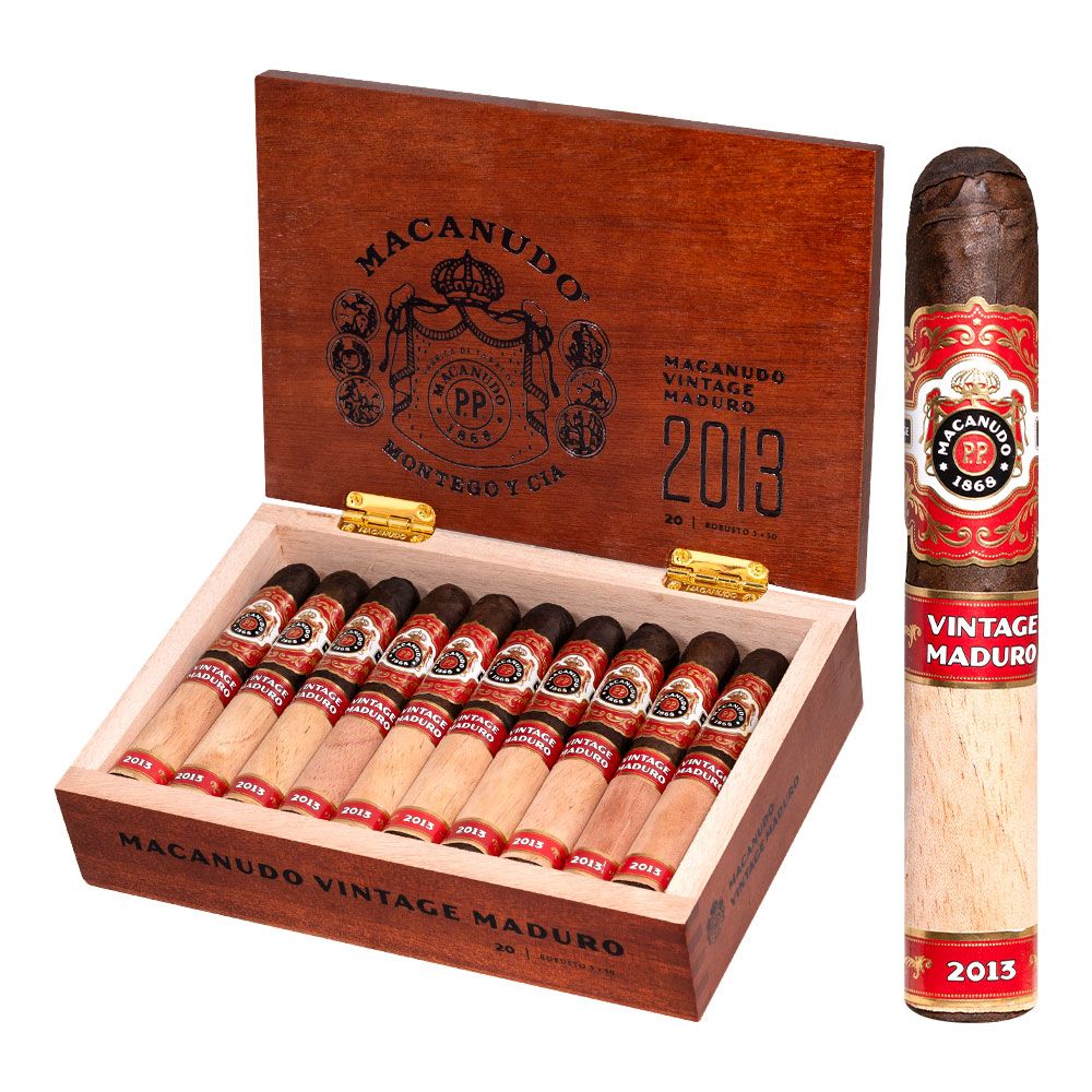 Macanudo Vintage Maduro 2013 Robusto - Box of 20