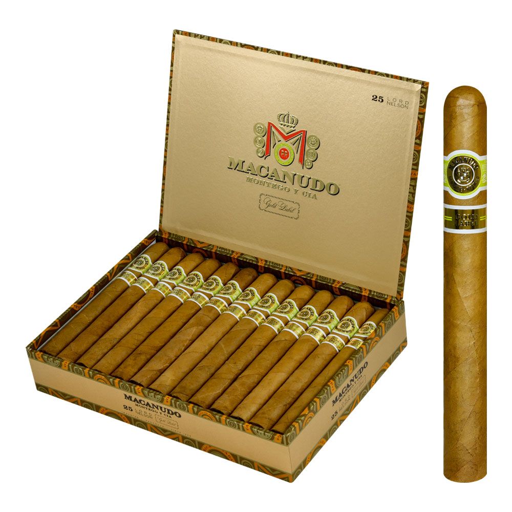 Macanudo Gold Label Lord Nelson - Box of 25