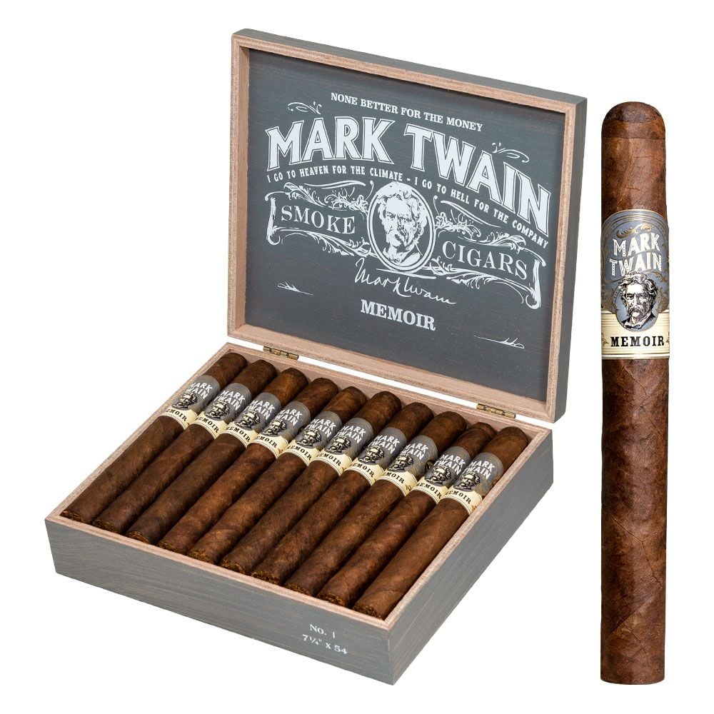 Mark Twain Memoir No. 1 - Double Corona - Pack of 5