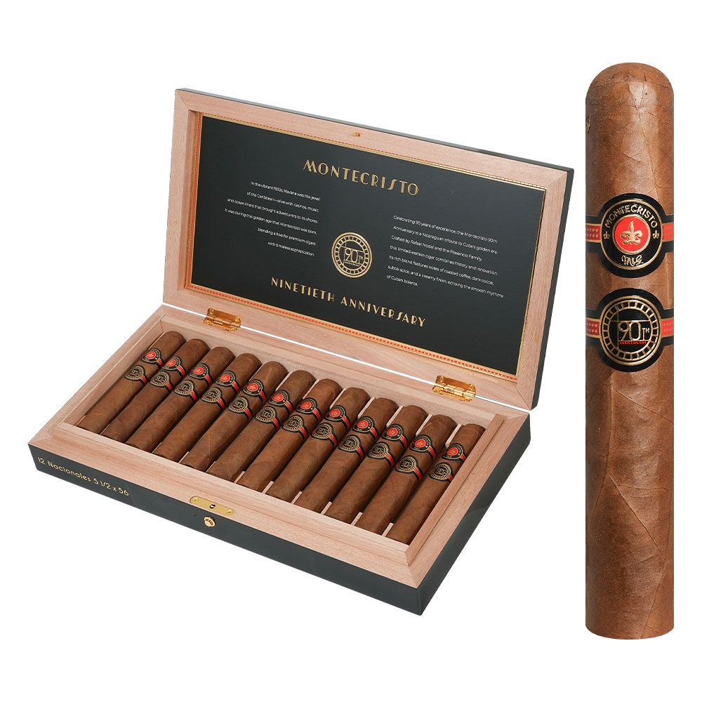 Montecristo 90th Anniversary Nacional - Box of 12