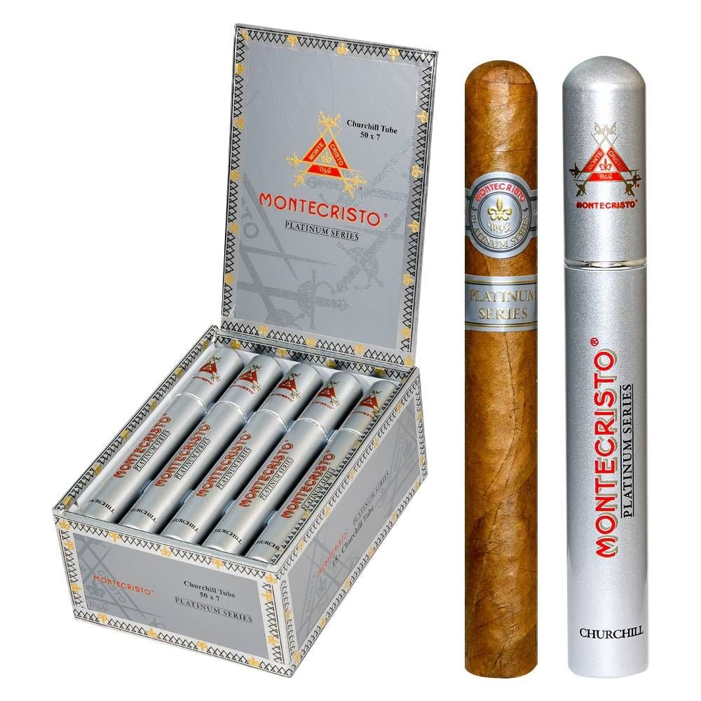 Montecristo Platinum Churchill Tube - Single of 1