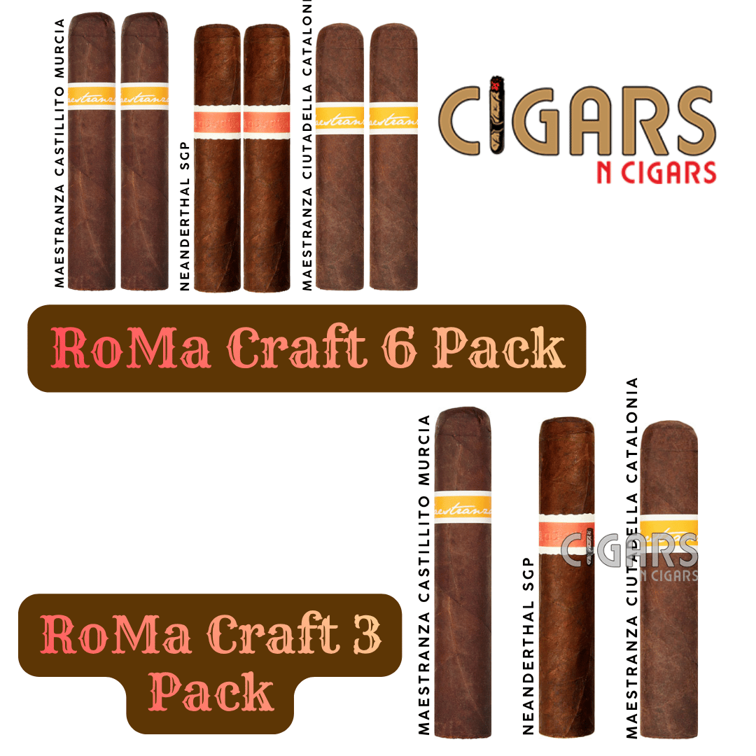 Cigars N Cigars RoMa Craft  Sampler Pack Pack of 6