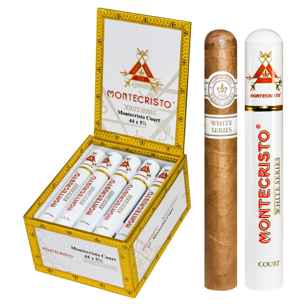 Montecristo White Montecristo Court Tube - Pack of 5