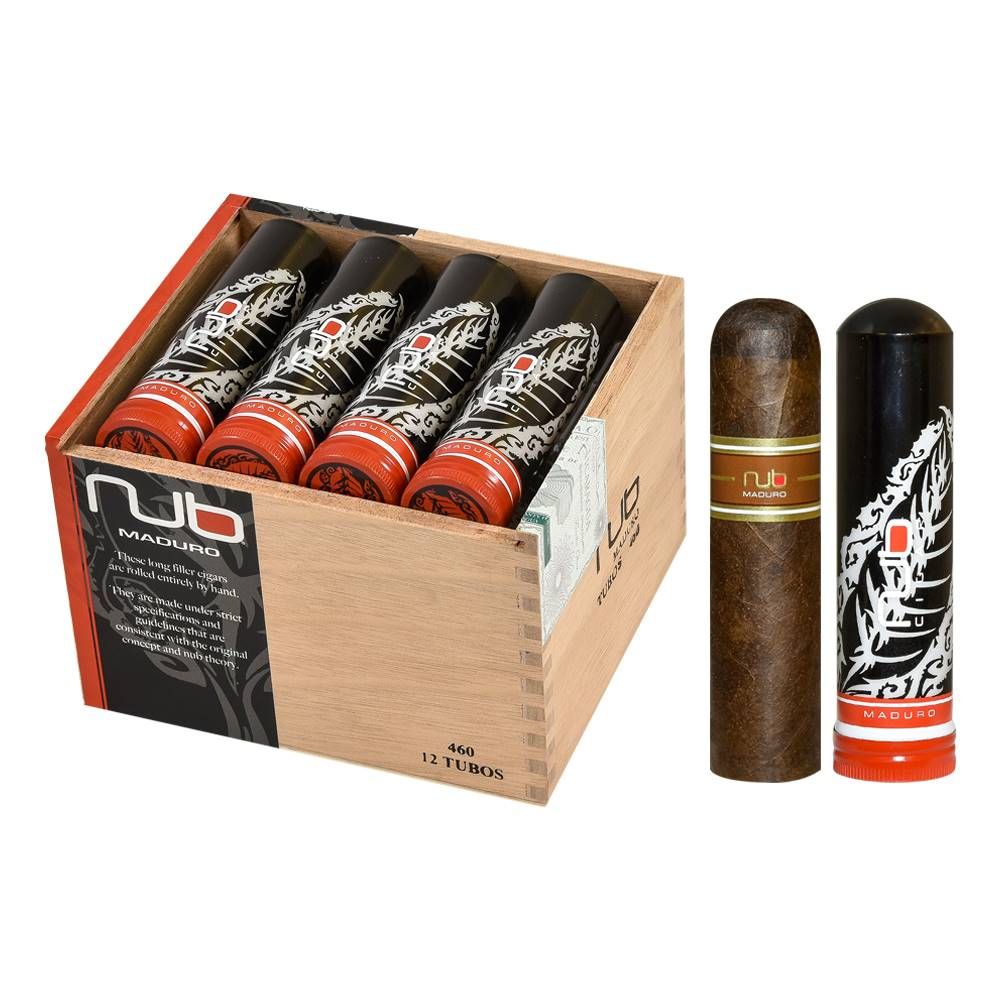 Nub Maduro 460 Tubos - Box of 12