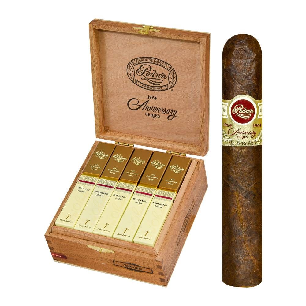 Padron 1964 Anniversary Soberano Tubos - Box of 15