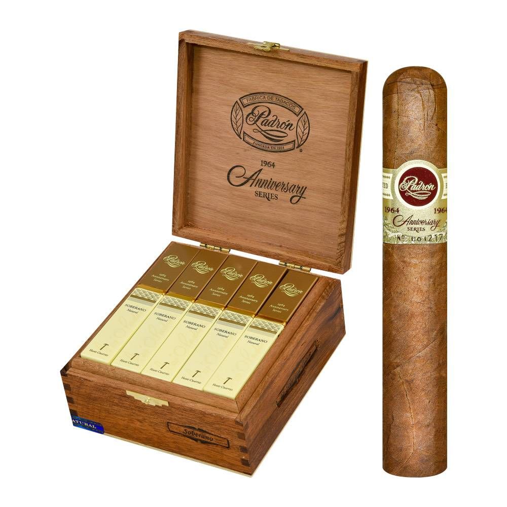 Padron 1964 Anniversary Soberano Tubos - Box of 15