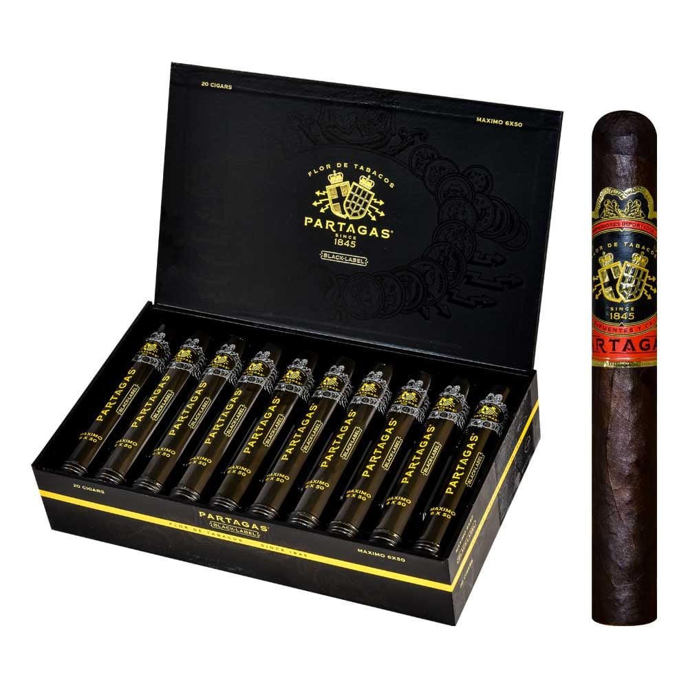 Partagas Black Label Maximo Tube - Pack of 5
