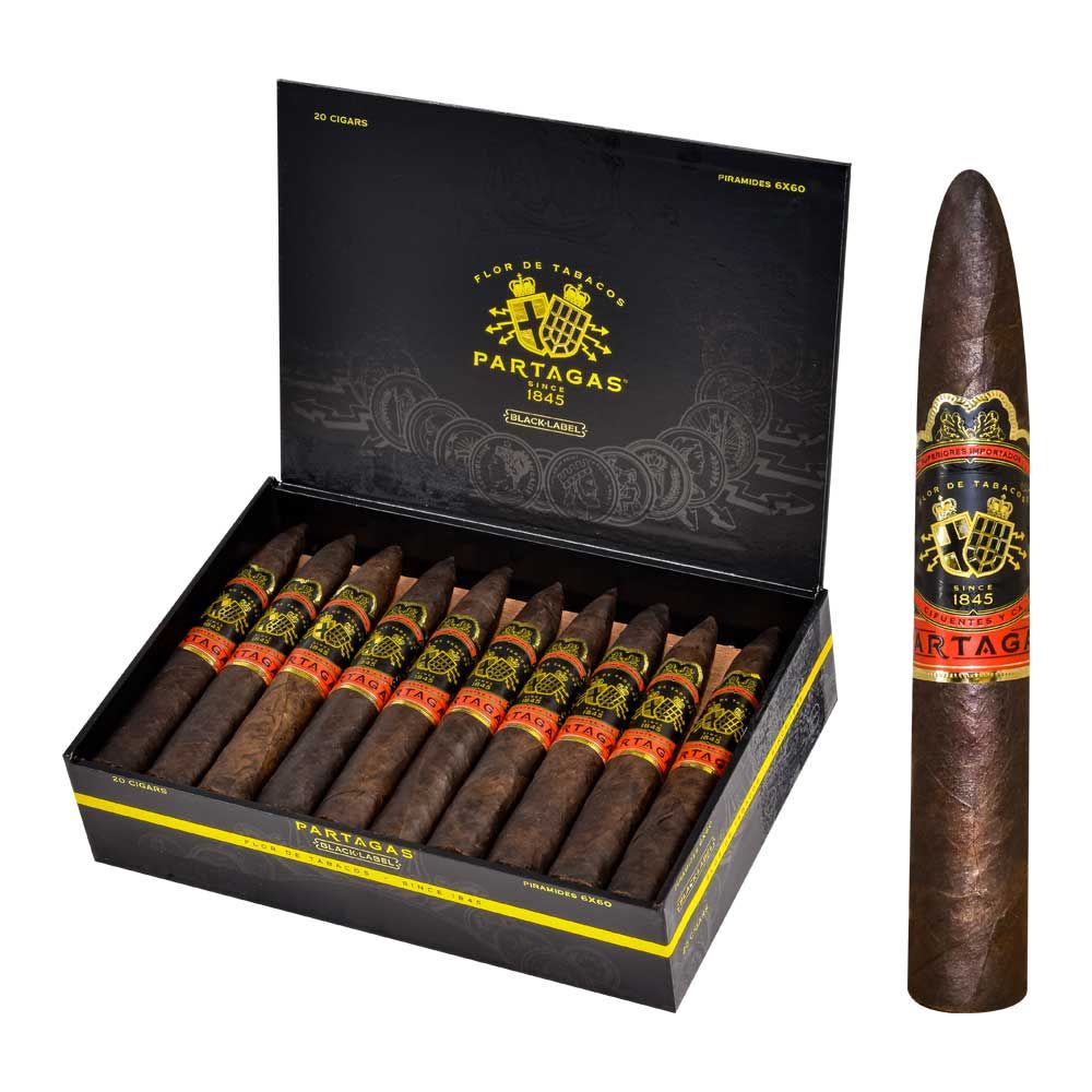 Partagas Black Label Piramide - Box of 20