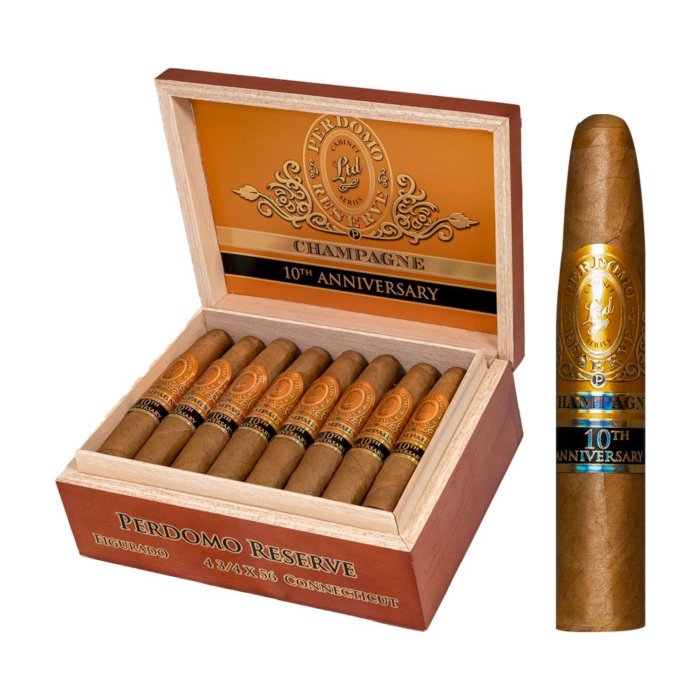 Perdomo 10th Anniv Champagne Figurado - Box of 25
