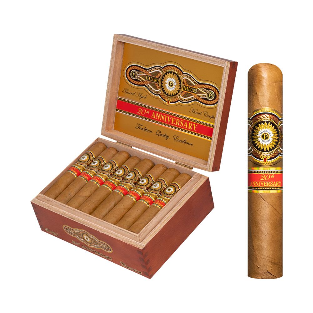 Perdomo 20th Anniversary Connecticut Robusto - Box of 24