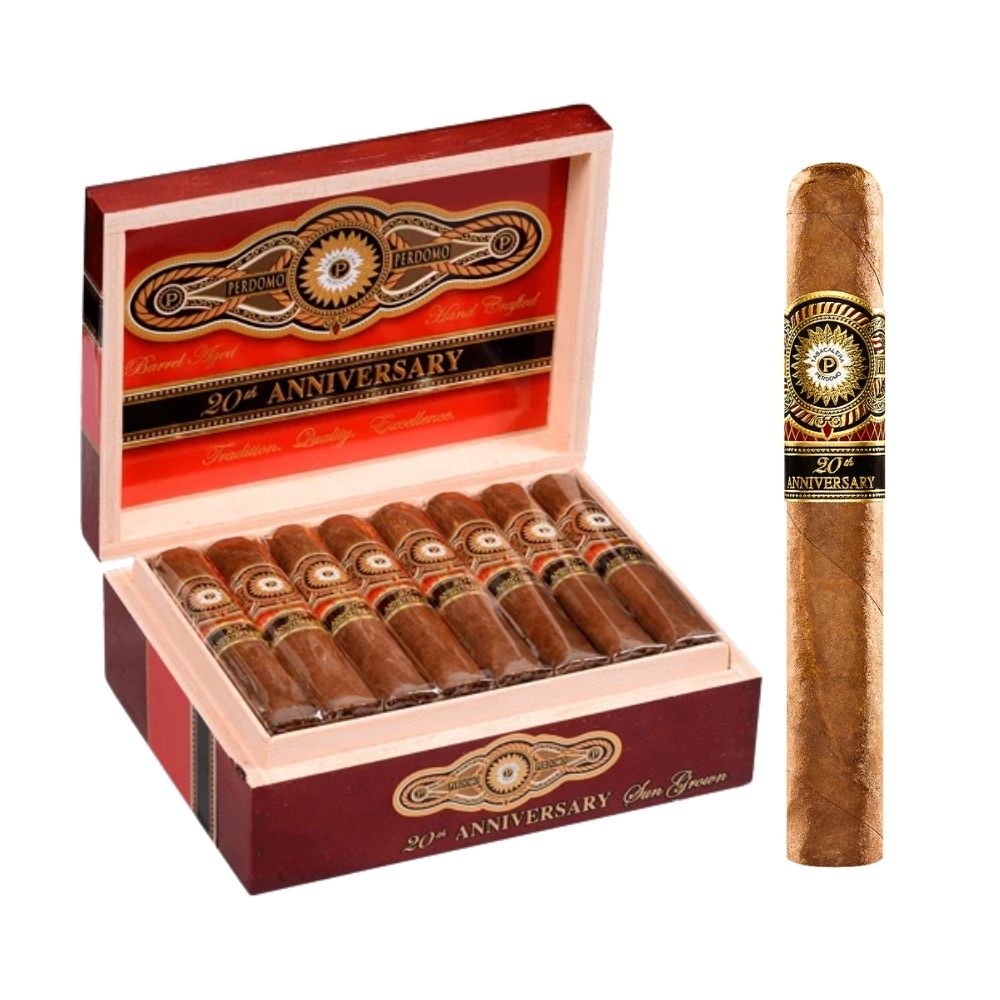 Perdomo 20th Anniversary Sun Grown Gordo - Box of 24