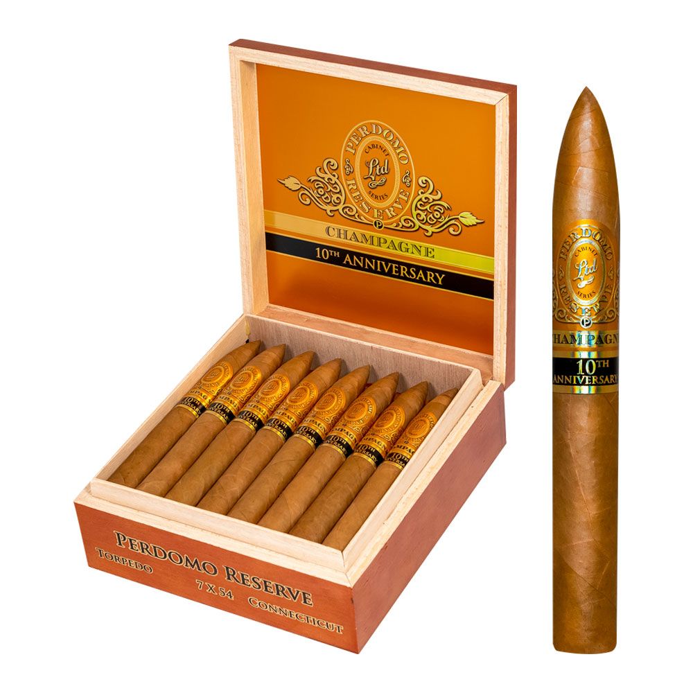 Perdomo 10th Anniv Champagne Torpedo - Box of 25