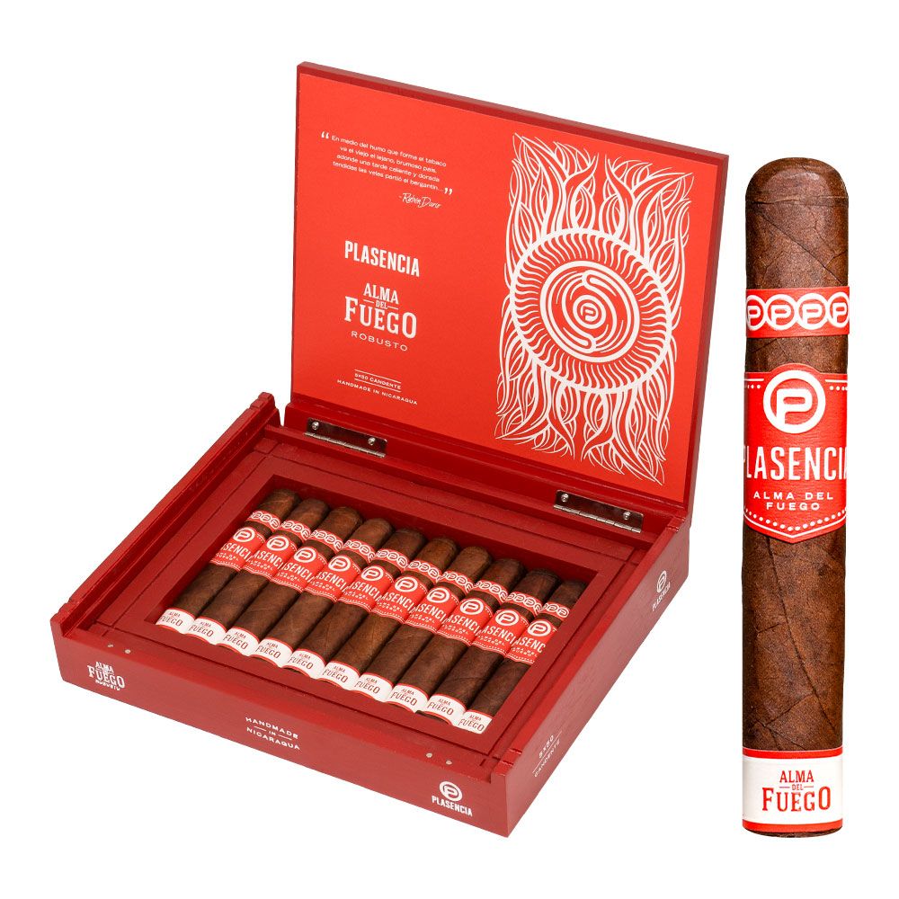 Plasencia Alma Del Fuego Candente – Robusto - Pack of 5