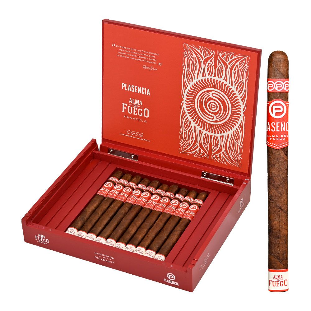 Plasencia Alma Del Fuego Flama – Panetela - Box of 10