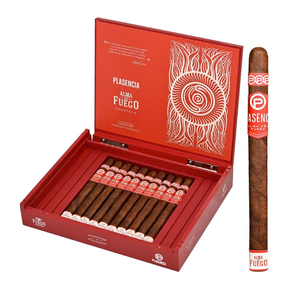 Plasencia Alma Del Fuego Flama – Panetela - Pack of 5