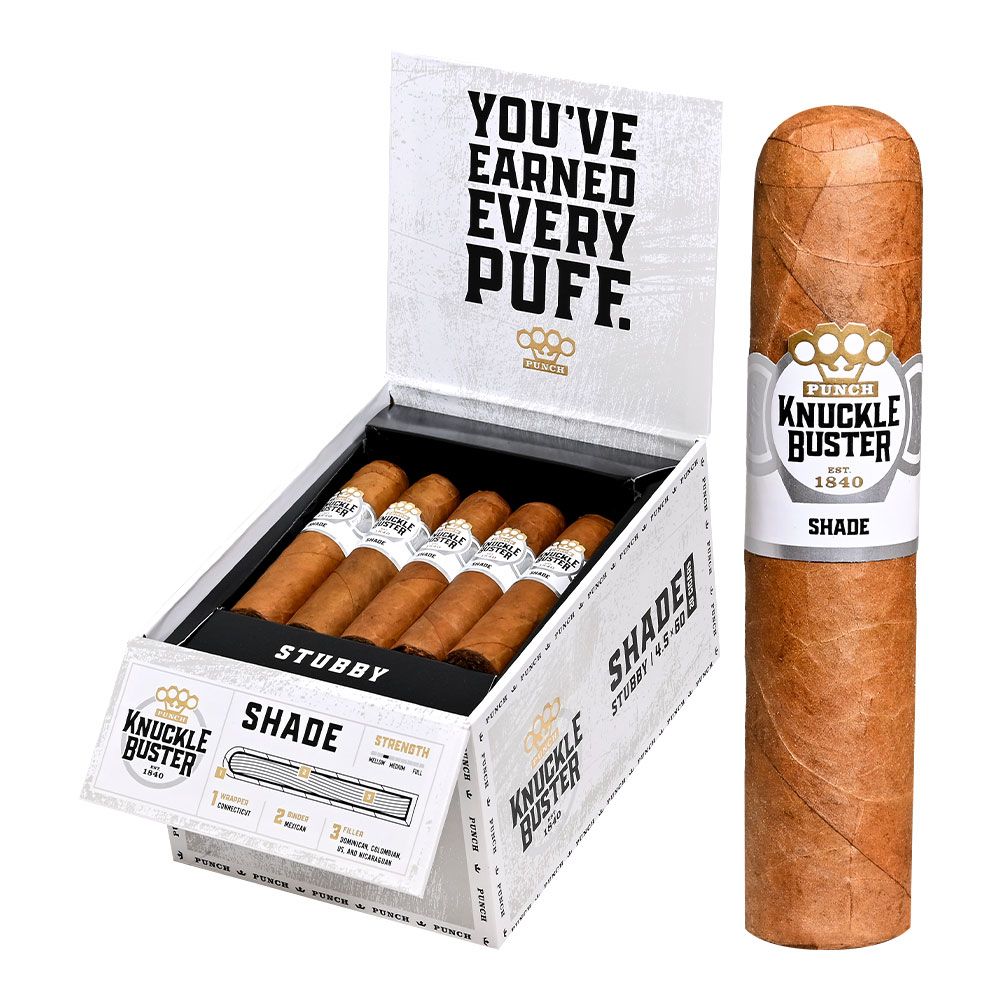 Punch Knuckle Buster Shade Stubby - Box of 20