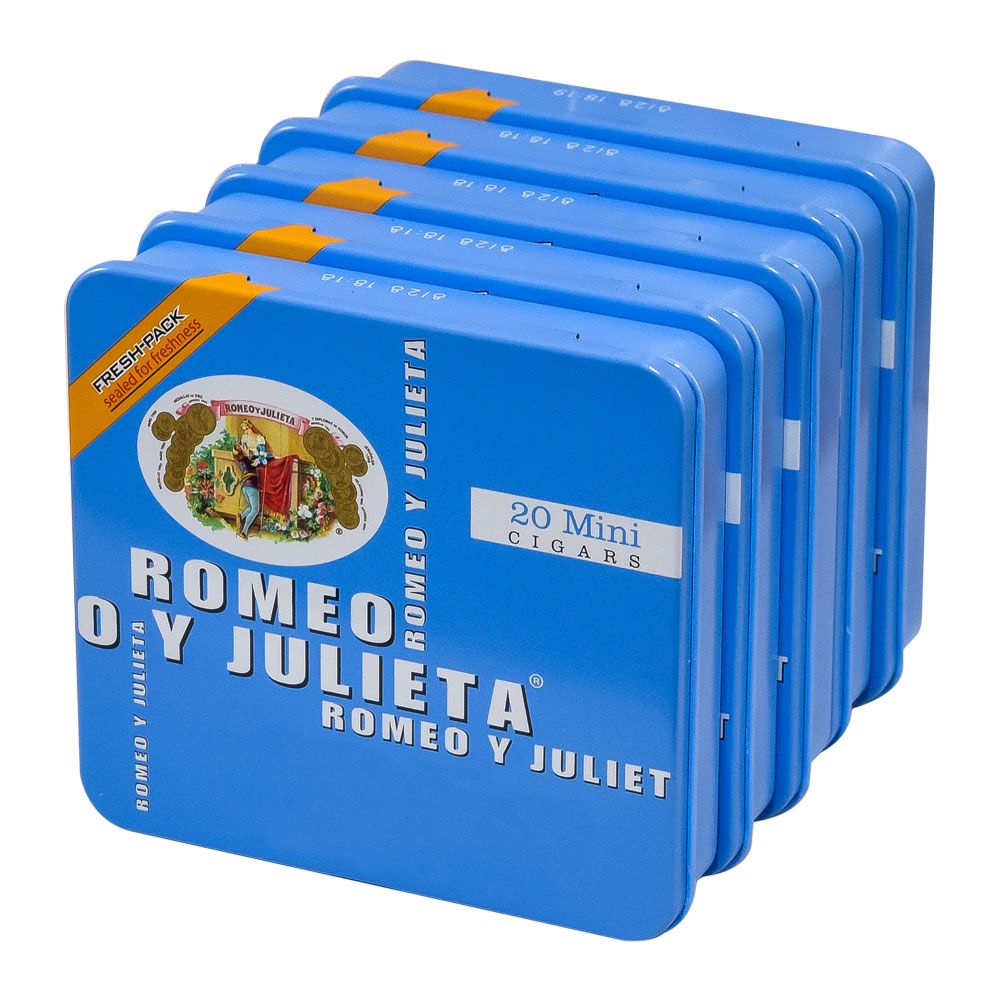 Romeo Y Julieta 1875 Minis Blue Cigarillos - Tin of 20