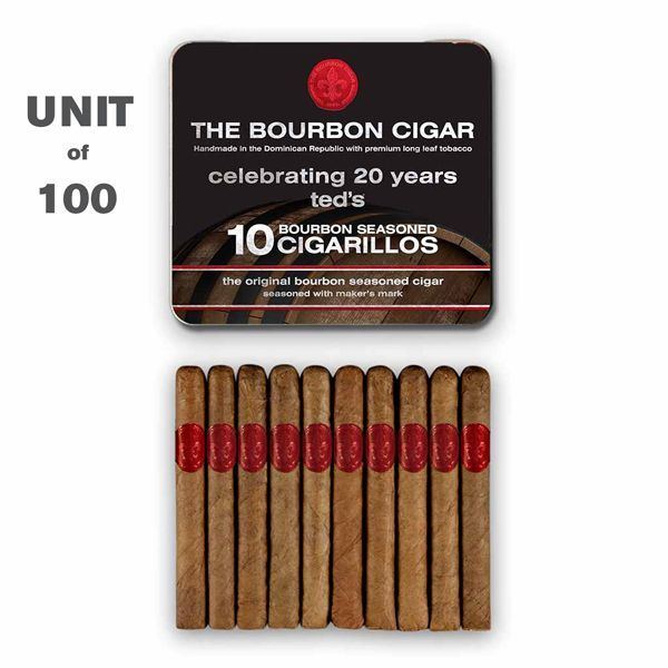 The Bourbon Cigar Cigarillos 10 - Unit of 100