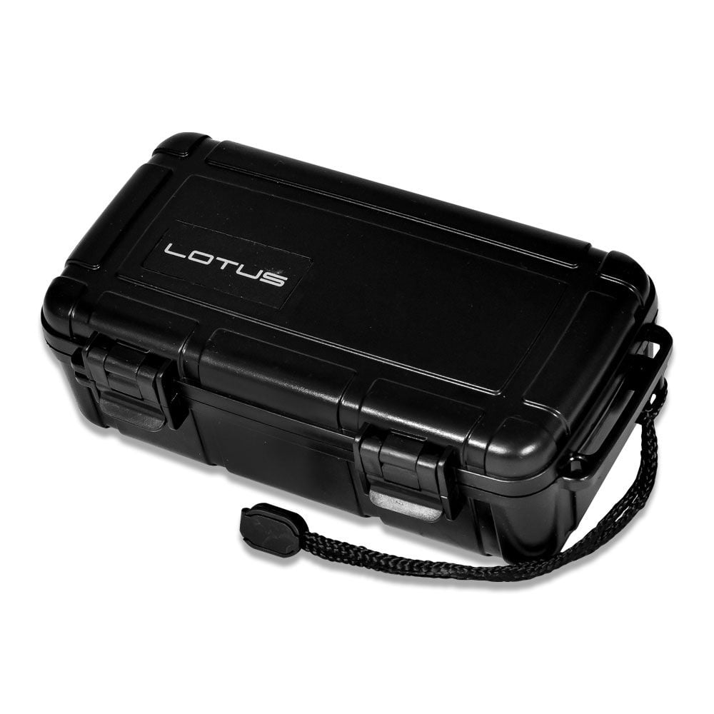 Lotus 10 Cigar Travel Humidor - Green