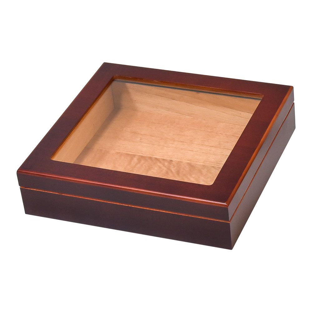 Traveler Glasstop Humidor Cherry - Single of 1