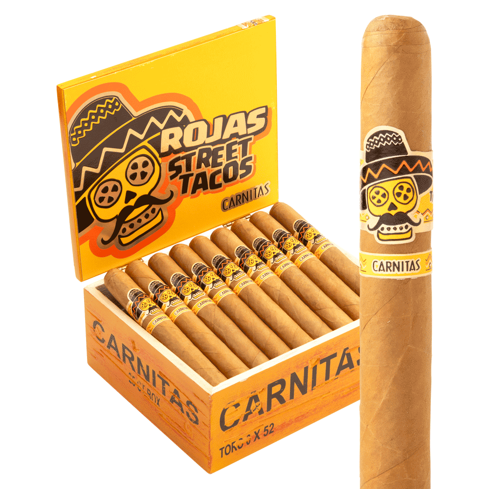 Rojas Street Tacos Carnitas Toro / 6 x 52 Box of 25