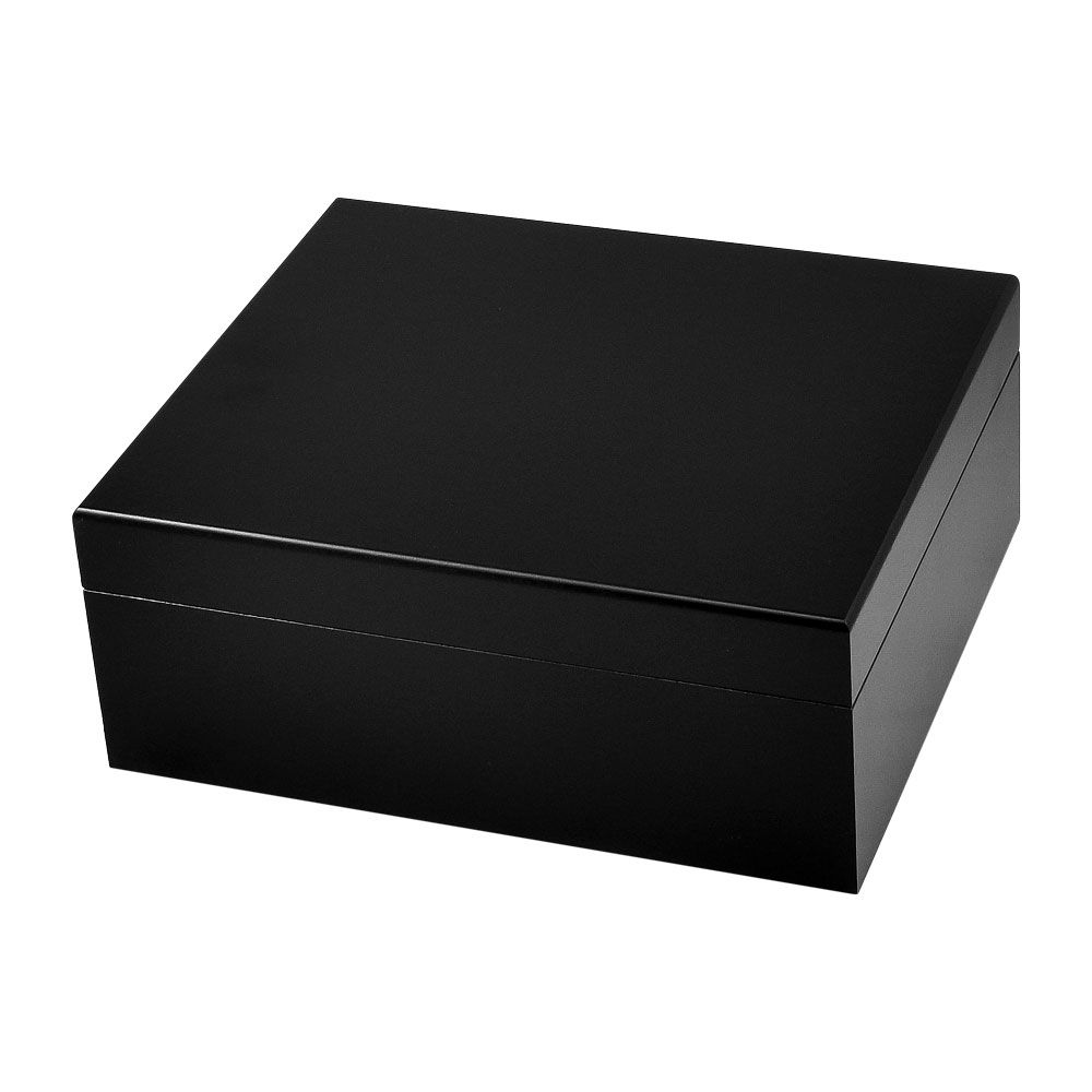 Lifetik Humidor Black 25-50 Cigar - Single of 1