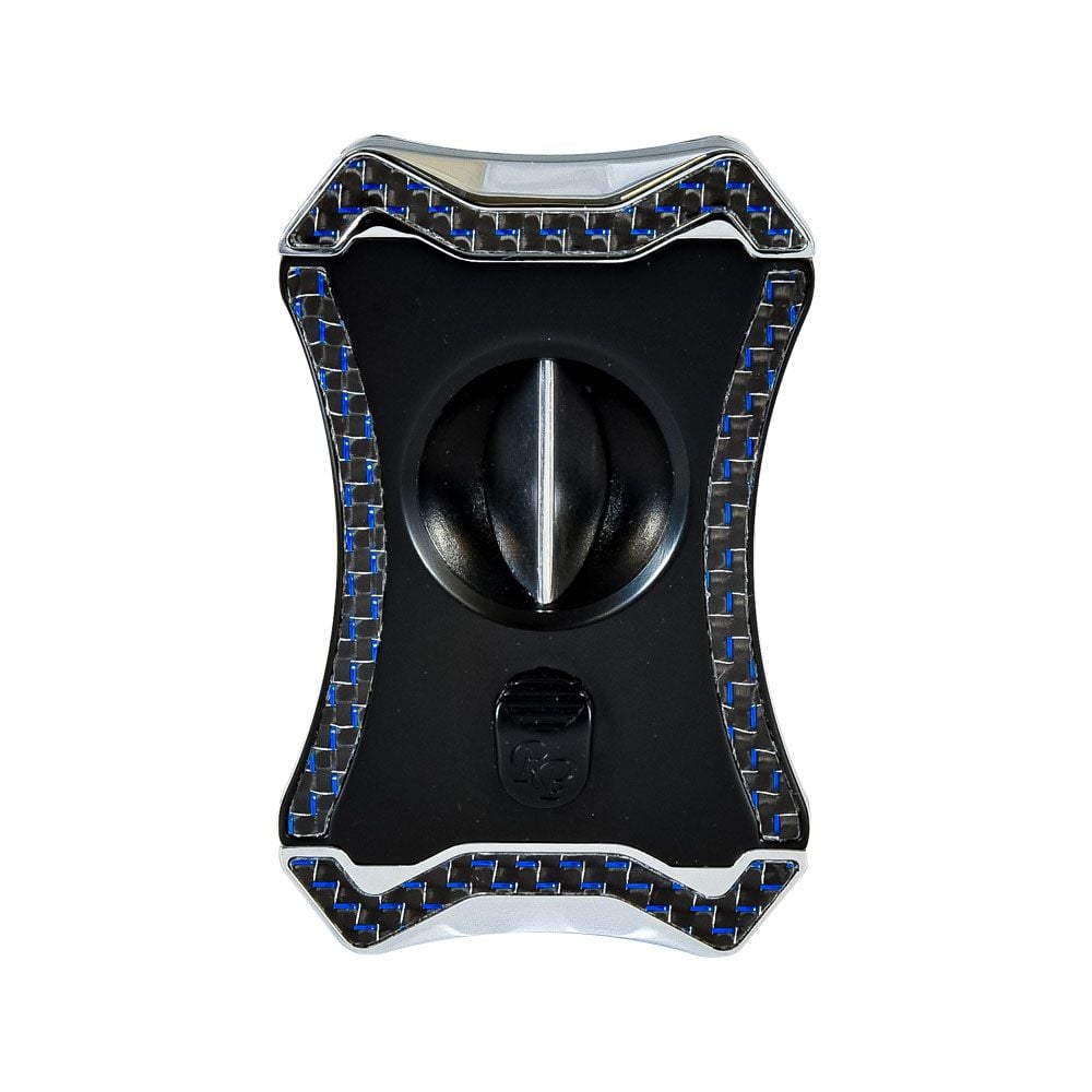 Rocky Patel Viper V-Cutter - Silver And Green Carbon Fiber