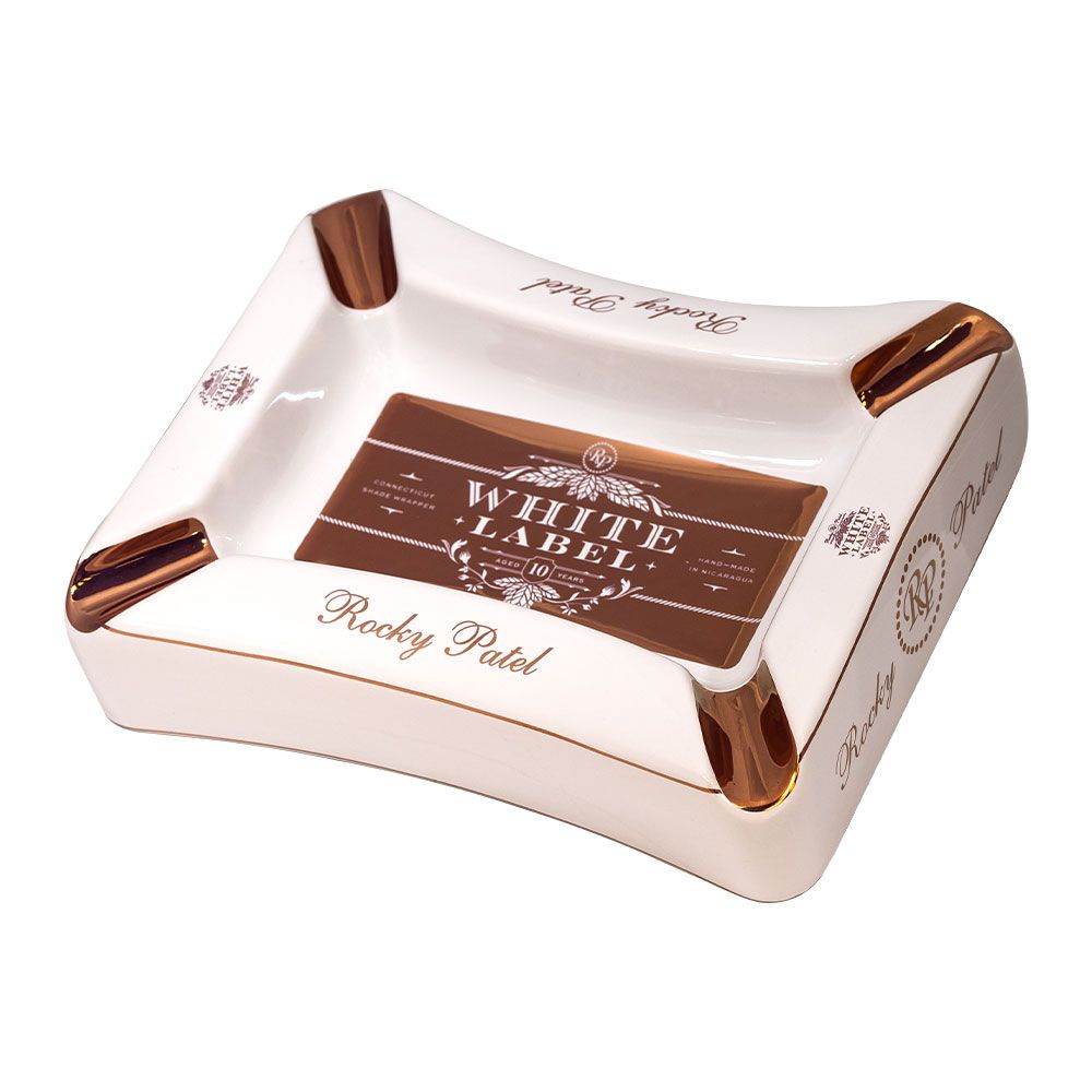 Rocky Patel White Label Porcelain Ashtray - Single of 1