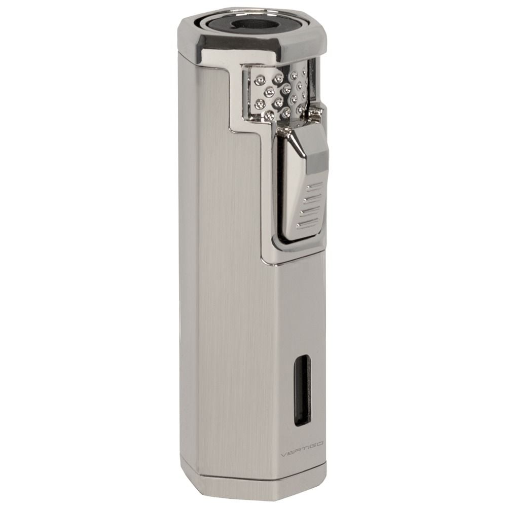 Vertigo Paragon Single Torch Lighter - Black Carbon Fiber