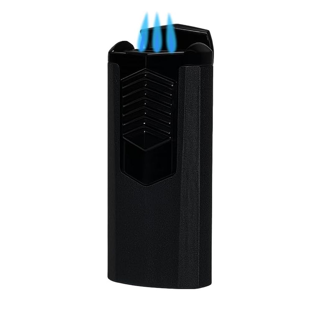 Vertigo Archer Triple Torch Desktop Lighter - Black