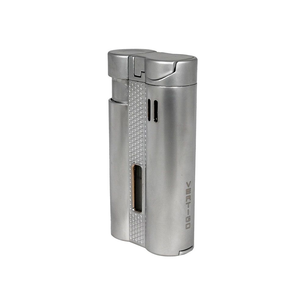 Vertigo Spyder Triple Torch Lighter with Punch - Chrome