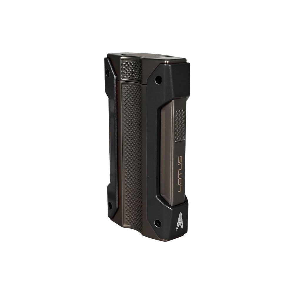 Lotus Tank Single Torch Lighter with Punch - Gunmetal And Copper