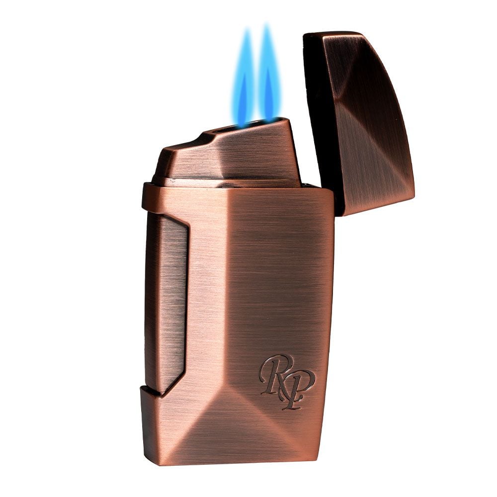 Rocky Patel Lighter Edge Double Torch With Punch - Copper Liner