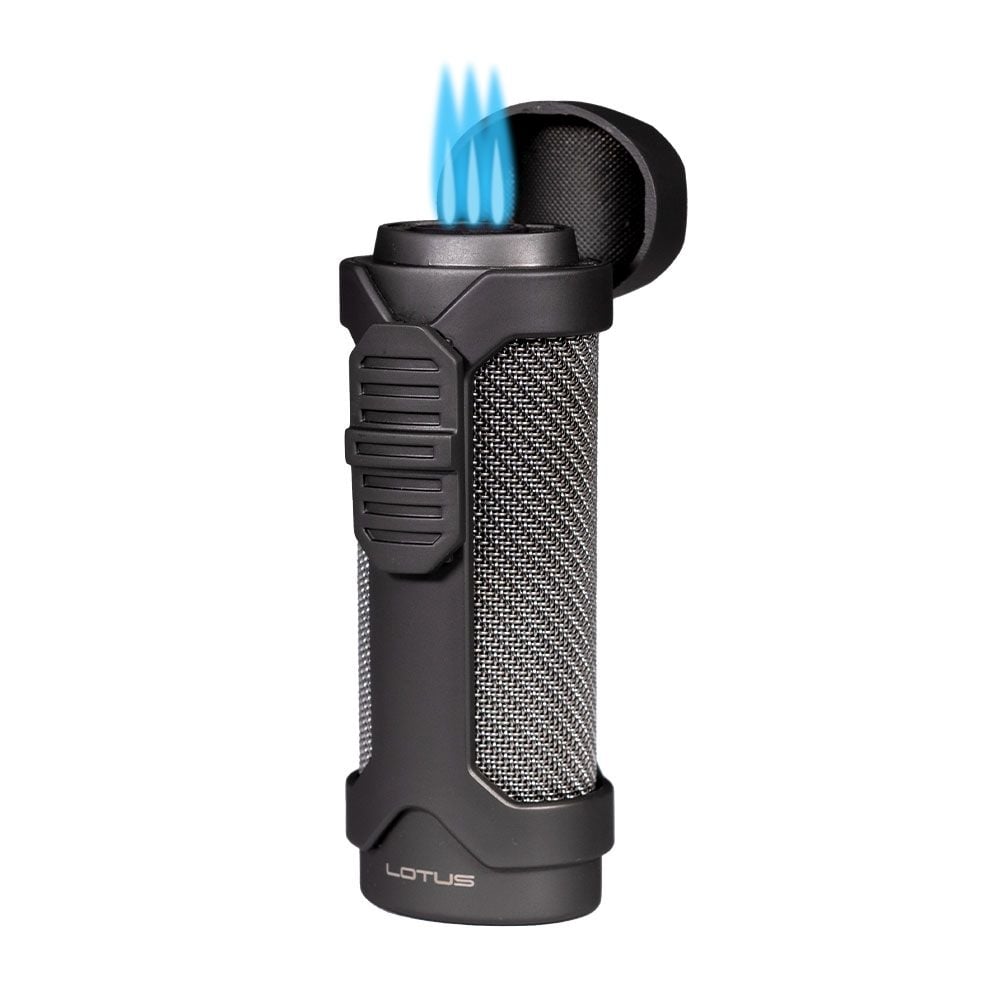 Lotus Armor Triple Torch Lighter with Punch - Copper