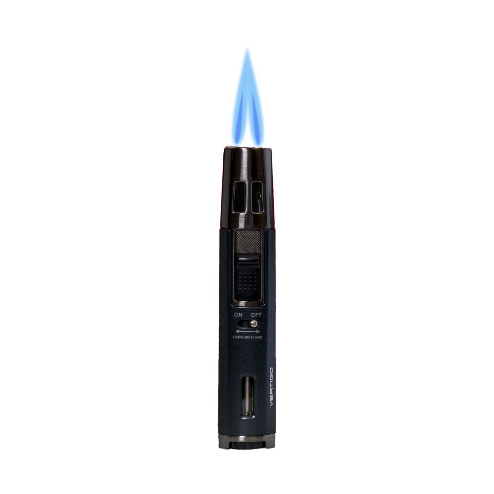 Vertigo Dagger Double Torch Lighter - Black