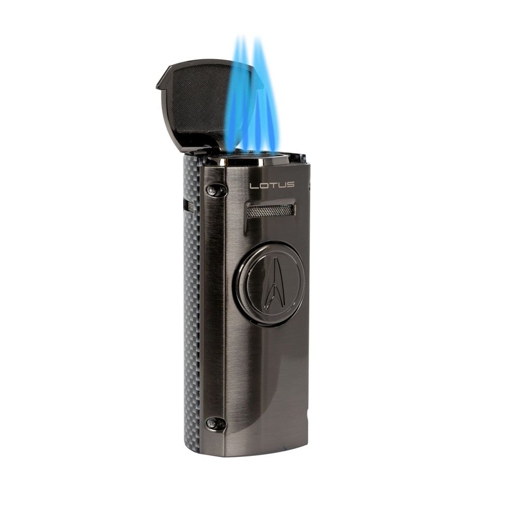 Lotus Minister Quad Torch Table Lighter - Copper