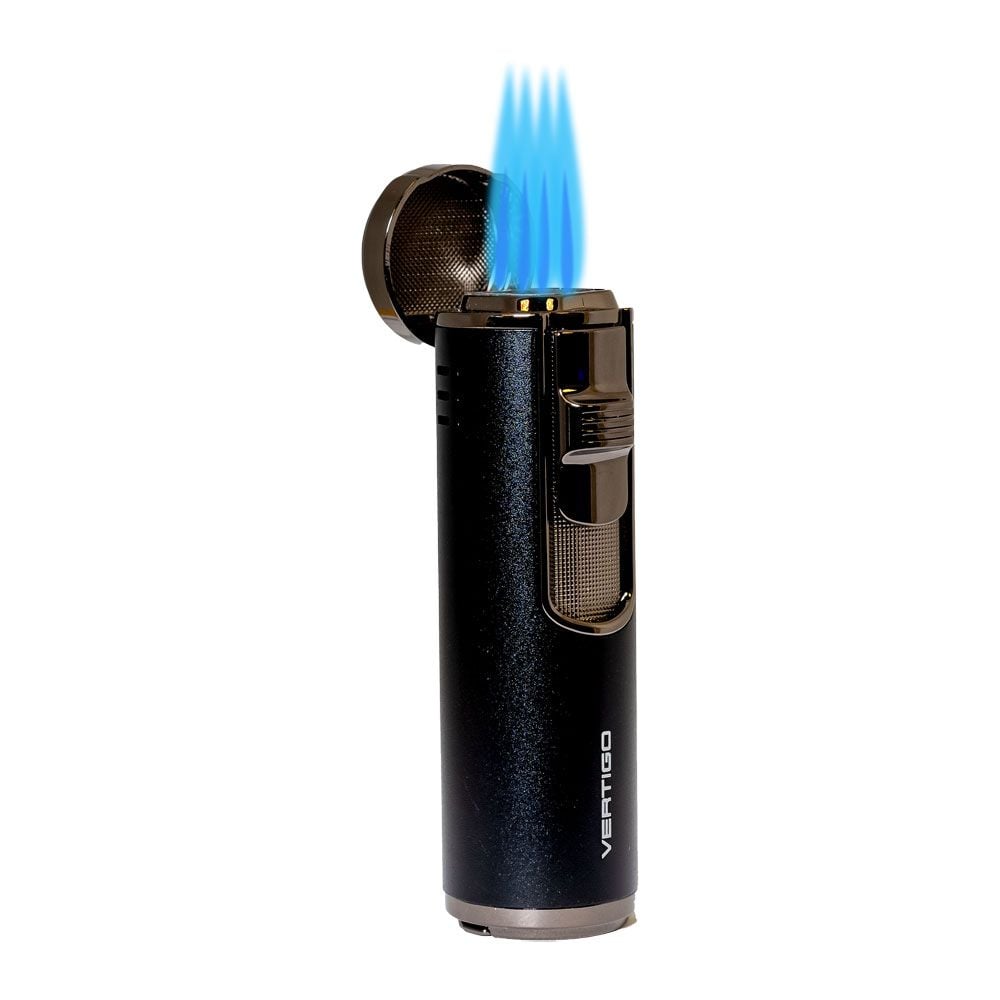 Vertigo Eloquence Quad Torch Lighter - Blue