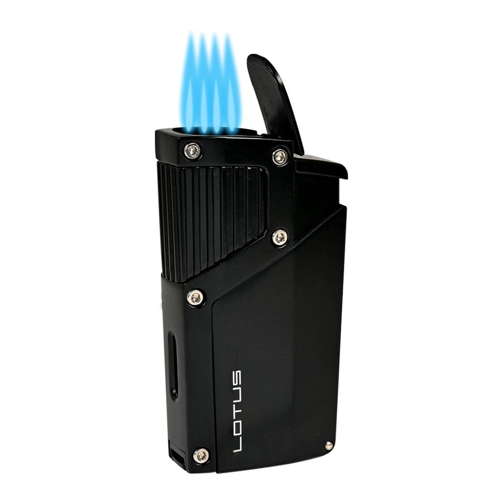 Lotus Czar Quad Torch Lighter with Punch - Copper