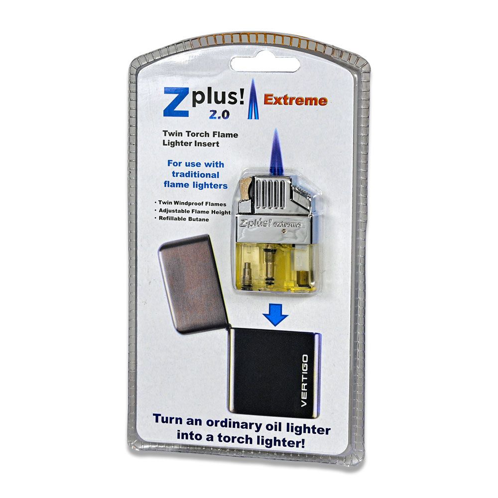 Z-Plus 2.0 Extreme Double Torch Flame Lighter Insert - Single of 1
