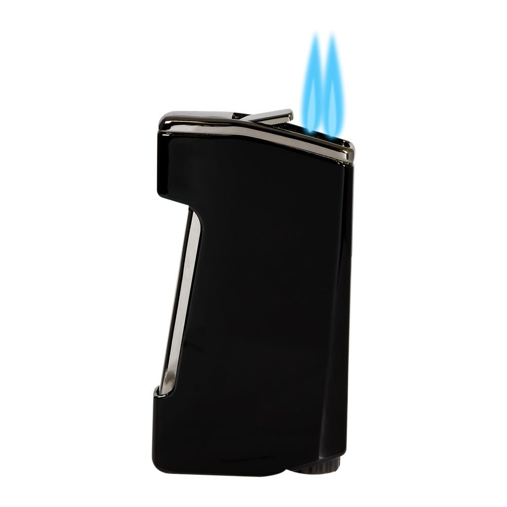Lotus Chroma Dual Torch Lighter with Punch - Blue
