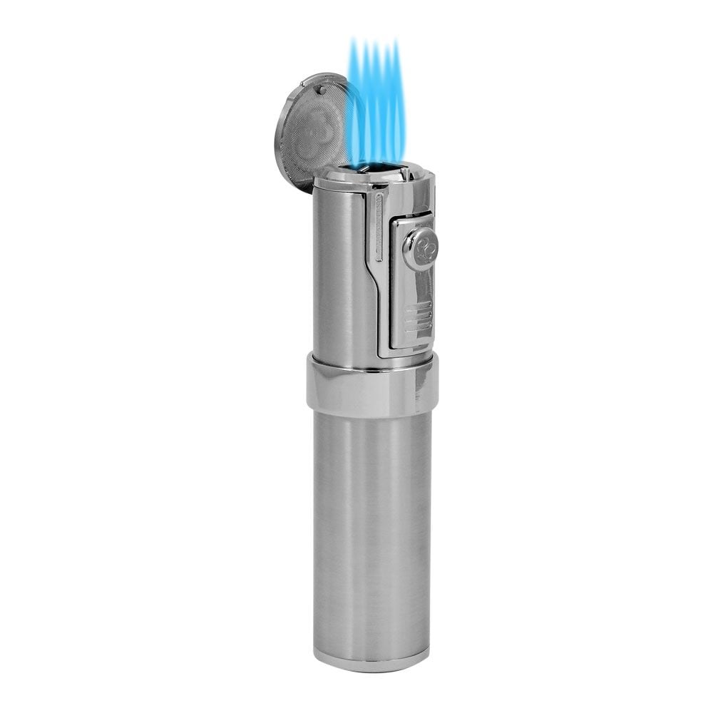 Rocky Patel Lighter Diplomat 5 Torch With Punch - Gun Metal