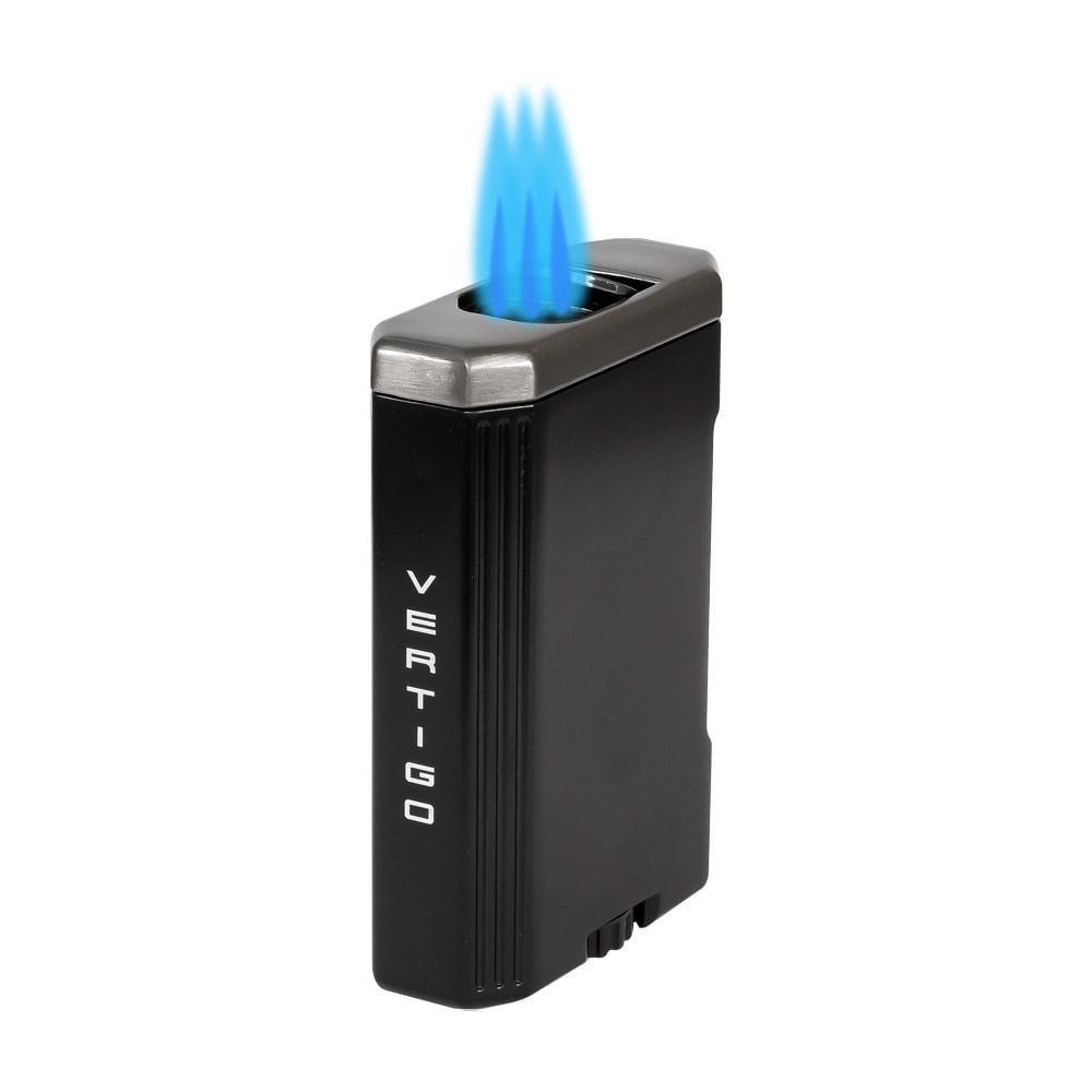 Vertigo Intrigue Triple Torch Lighter - Red