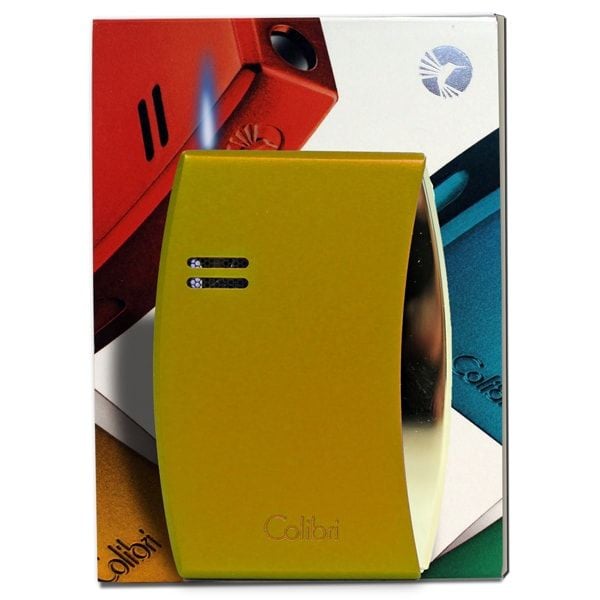 Colibri Eclipse Single Jet Lighter - Yellow
