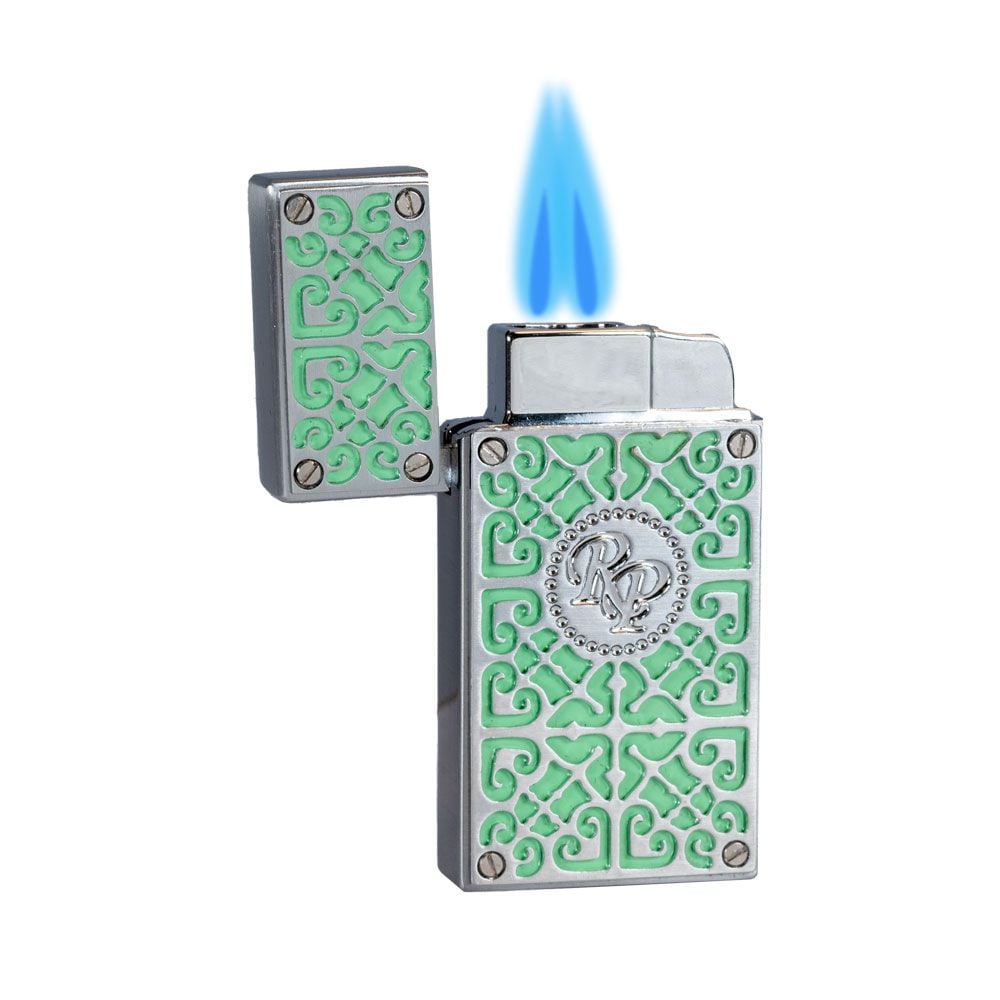 Rocky Patel Lighter Burn Double Torch - Pink And Black