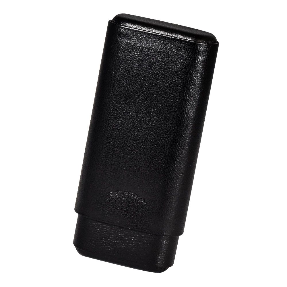 Craftsman's Bench Leather Cigar Case Churchill 60 - Black