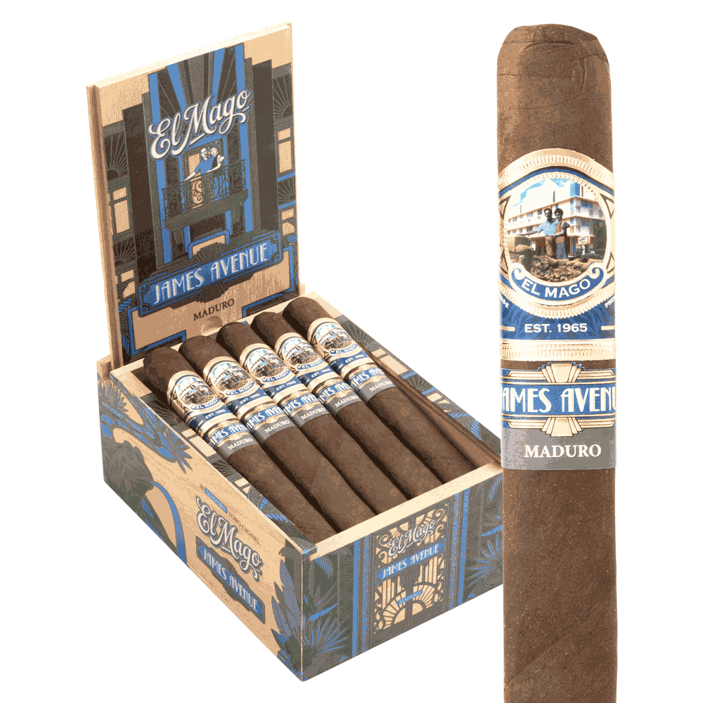El Mago James Avenue Maduro Box Pressed Toro / 6 x 54 Pack of 5