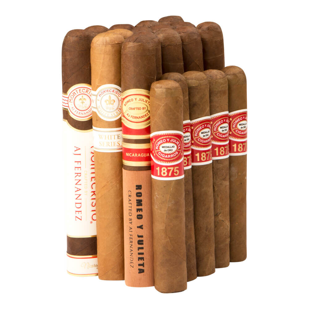 Cigar Samplers | Montecristo & Romeo 20-Cigar Sampler | Pack of 20